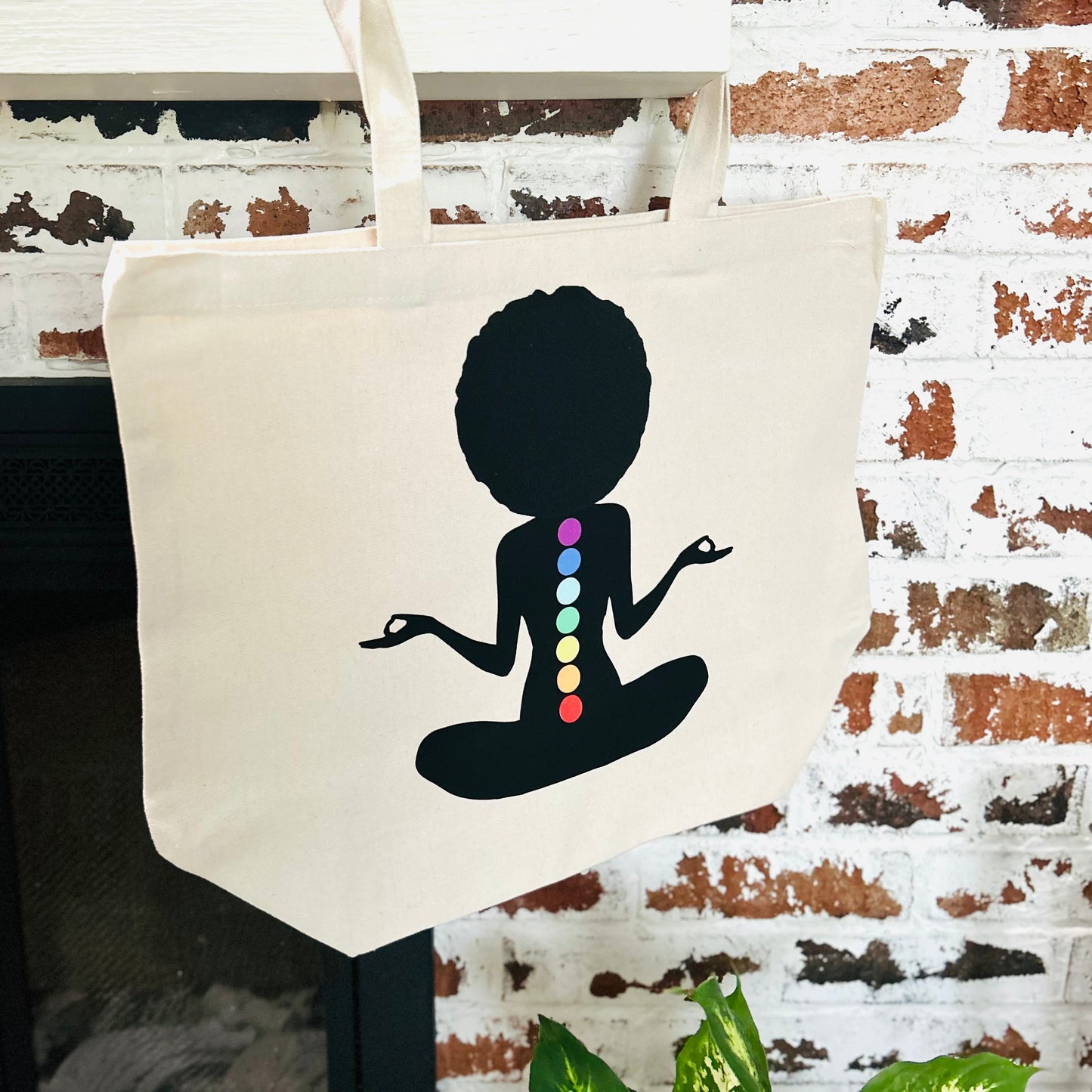 Zen Afro Yoga Tote