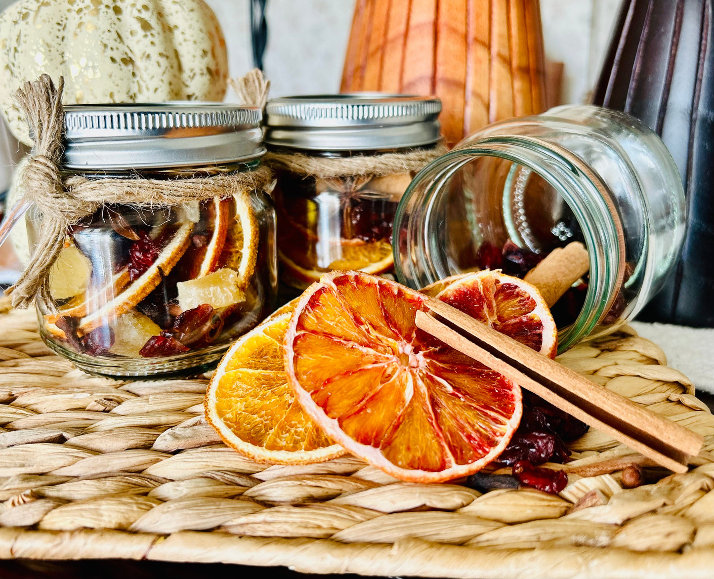Chocolate Dipped Peppermint Simmer Pot Dried Potpourri