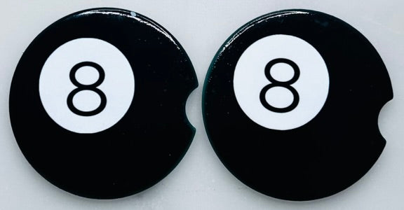 Ceramic Car Coasters (Handmade set of 2 Cup Coasters)