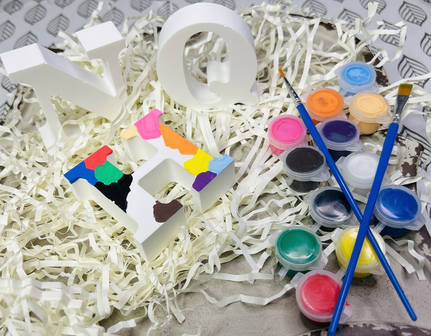 Paint Your Own Letter Kit – Alphabet Painting Craft Kit for Kids