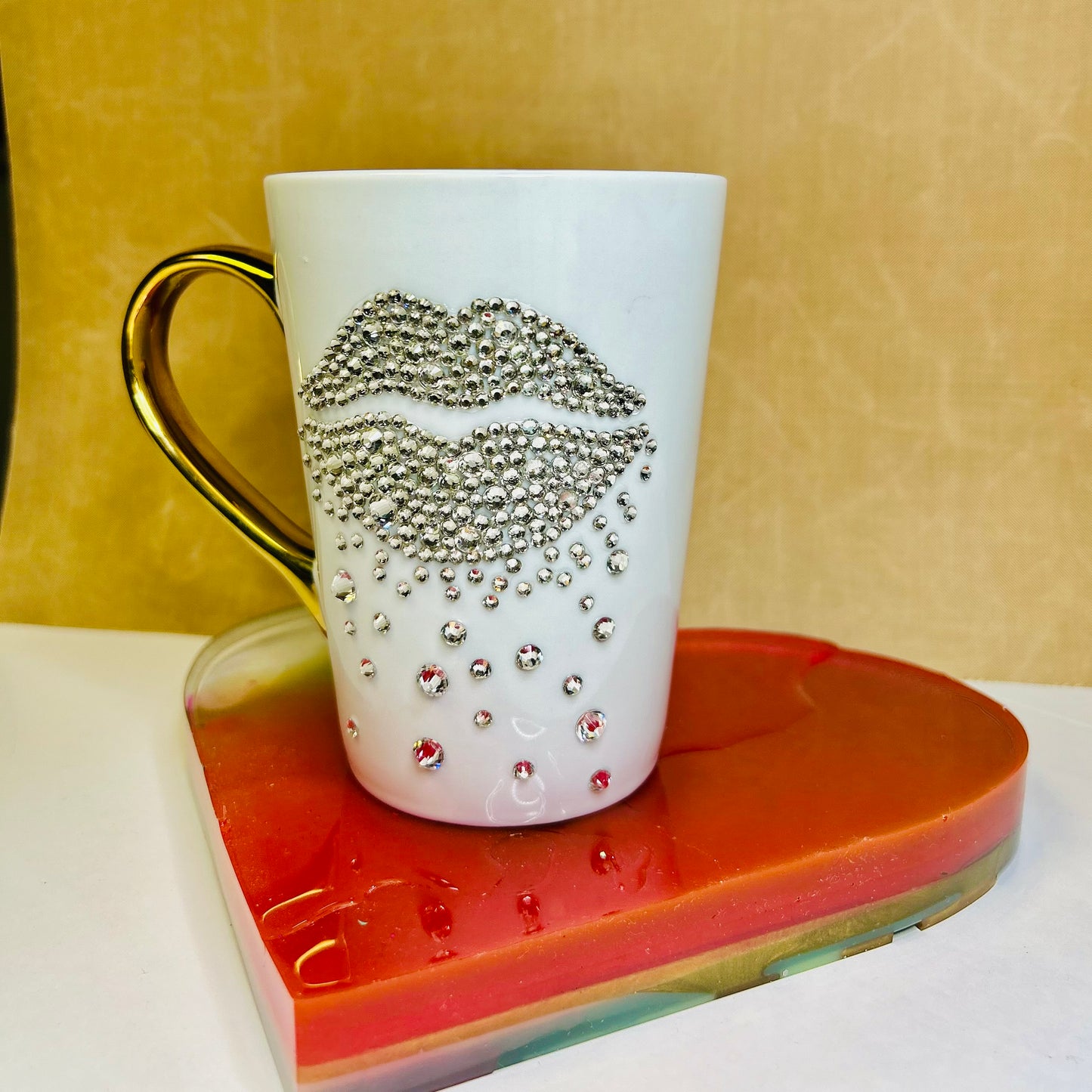 Rhinestone Design Coffee Mug