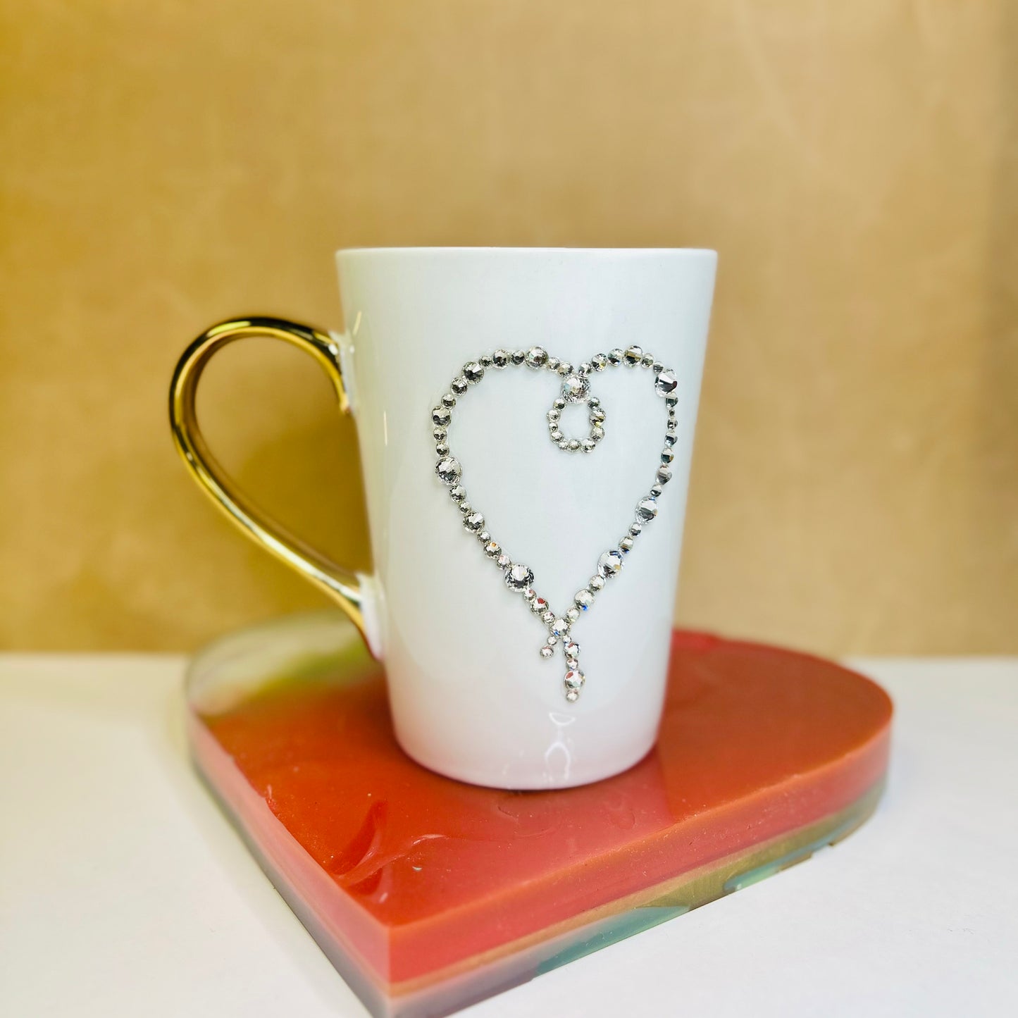 Rhinestone Design Coffee Mug