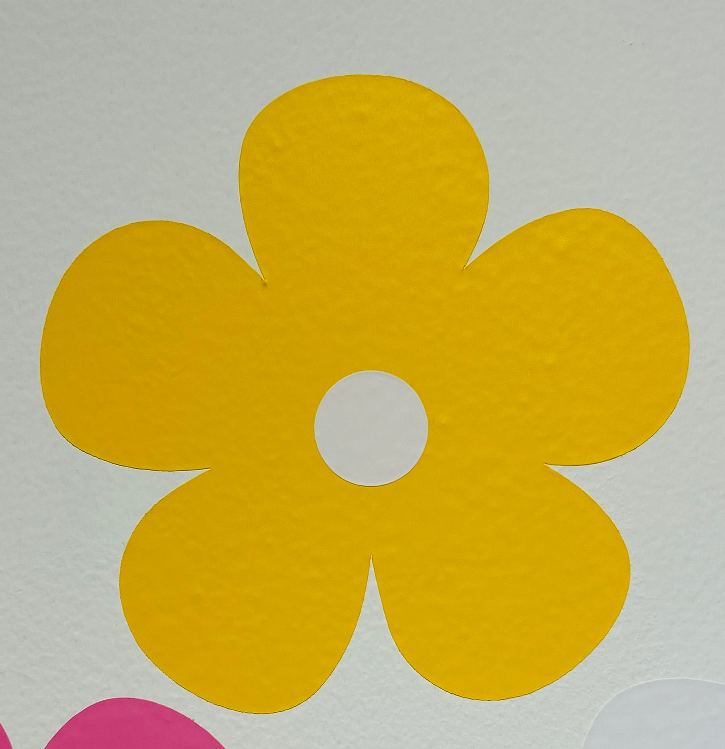 Daisy Wall Decals – Floral Peel and Stick Wall Art for Bedrooms & Nurseries
