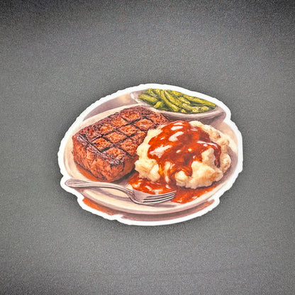 Yummy Comfort Food Stickers -Waterproof 3"