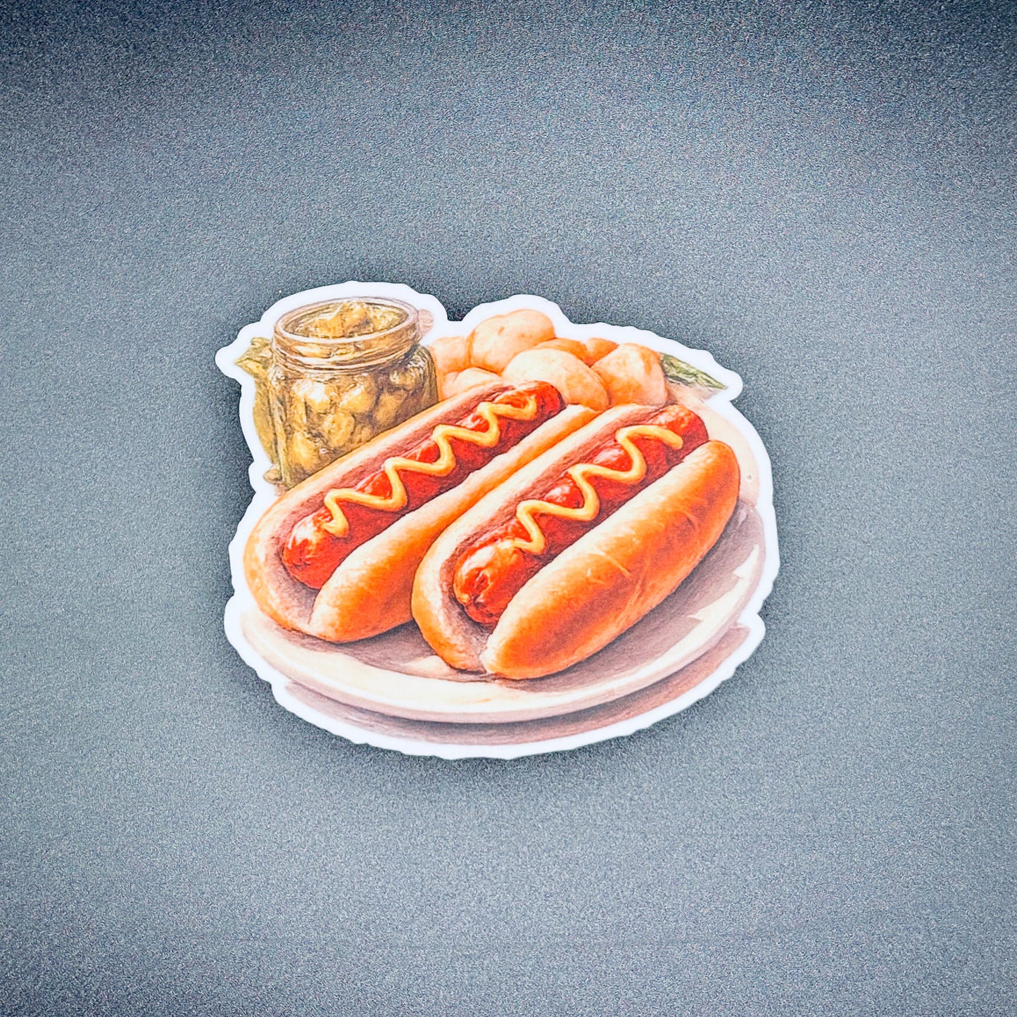 Yummy Comfort Food Stickers -Waterproof 3"
