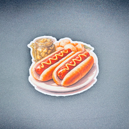 Yummy Comfort Food Stickers -Waterproof 3"