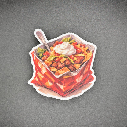 Yummy Comfort Food Stickers -Waterproof 3"
