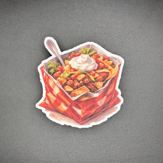 Yummy Comfort Food Stickers -Waterproof 3"