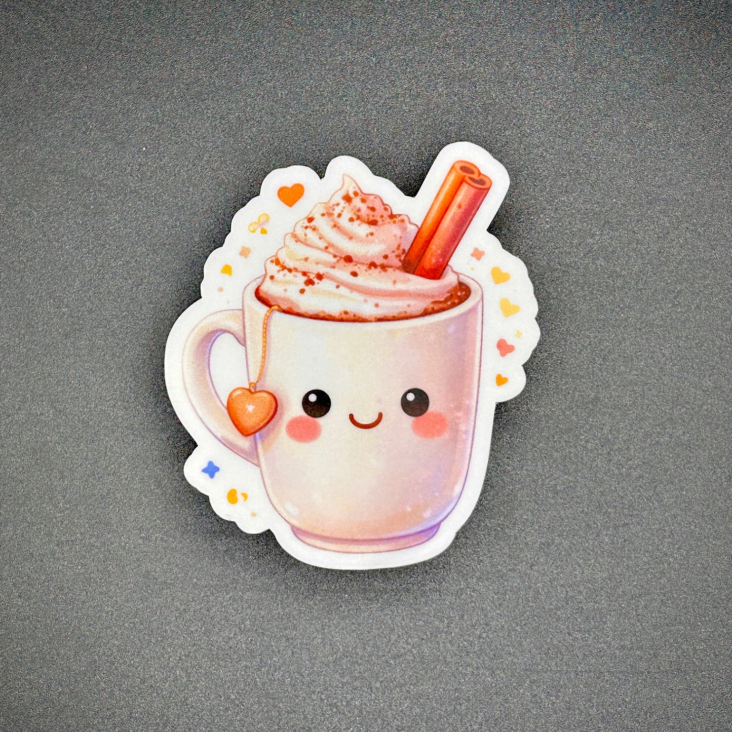 Hot Coffee Cup Stickers - Waterproof 3"
