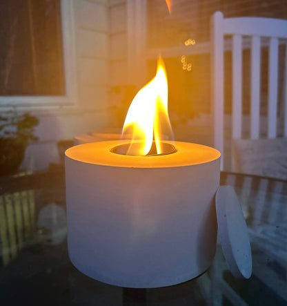 CozyGlow Cement Tabletop Fire Pit