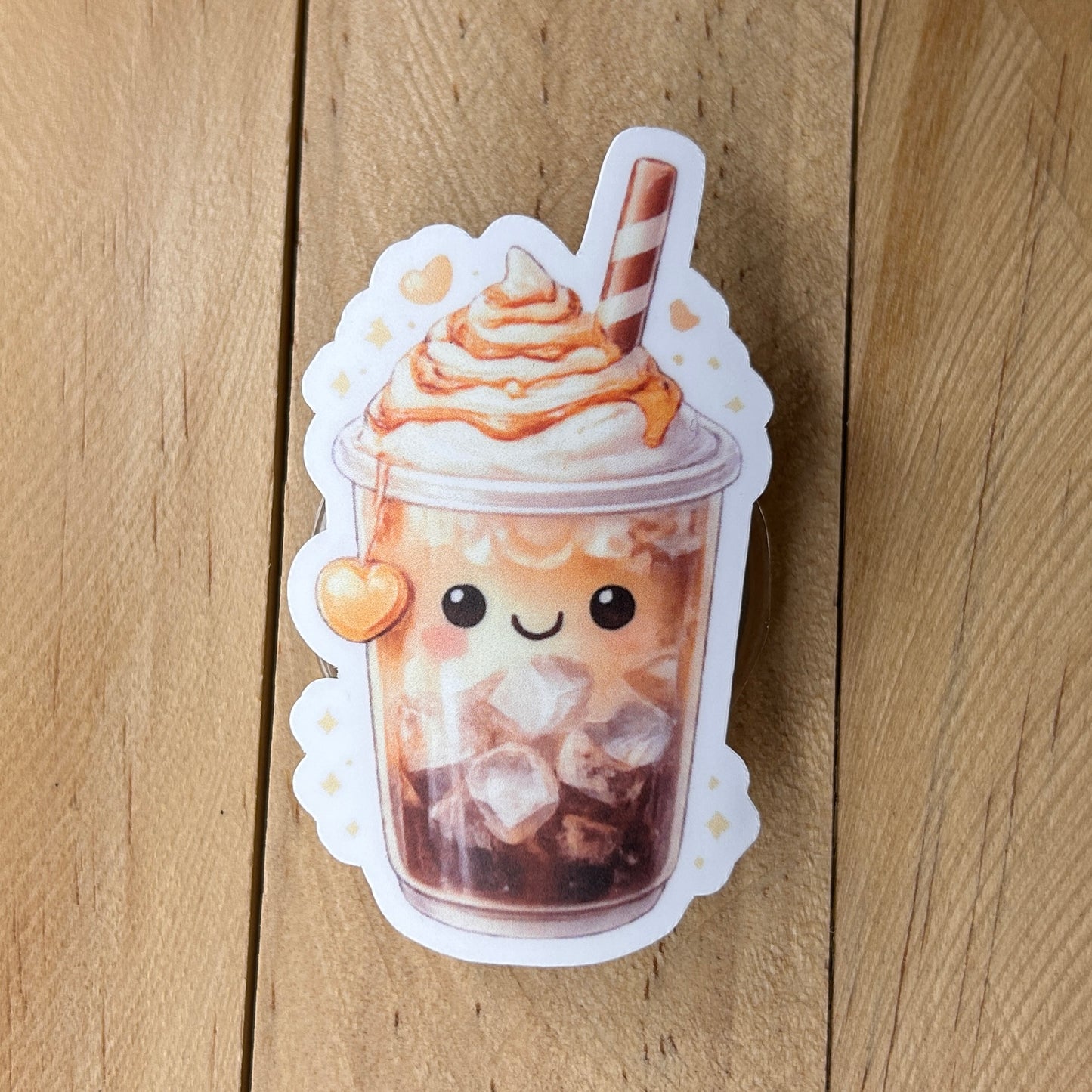 Cozy Ice Coffee Stickers - Waterproof Vinyl