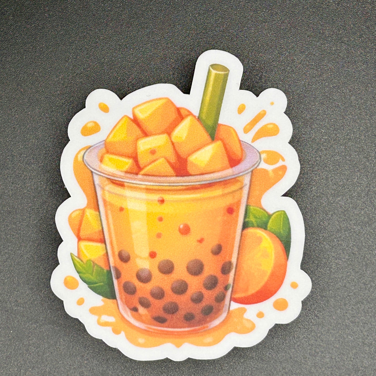 Cute Boba Stickers – Waterproof Vinyl Bubble Tea Stickers – 3” Colorful Stickers
