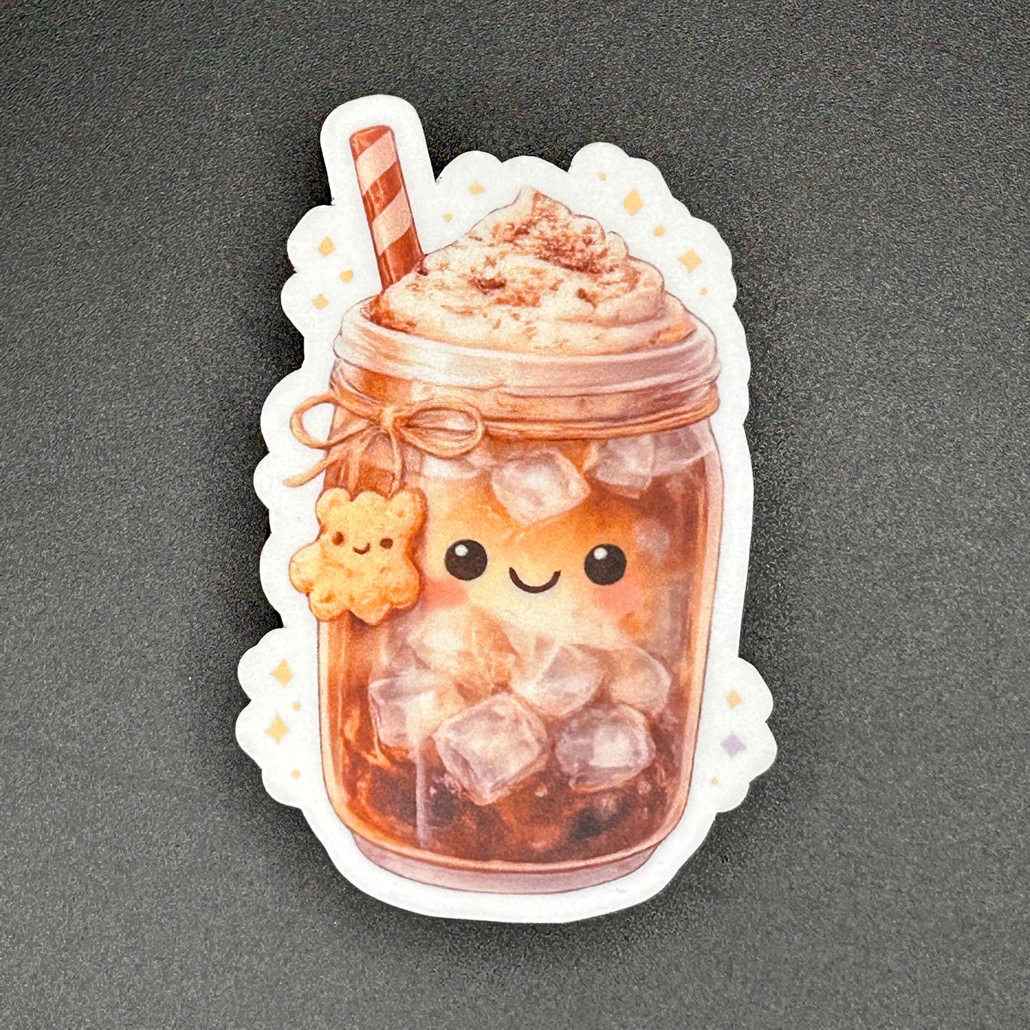 Cozy Ice Coffee Stickers - Waterproof Vinyl