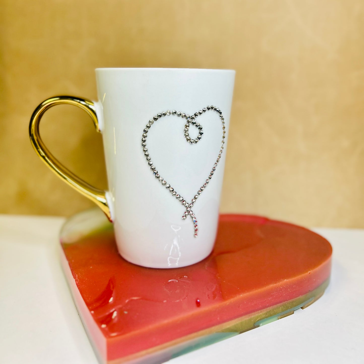 Rhinestone Design Coffee Mug