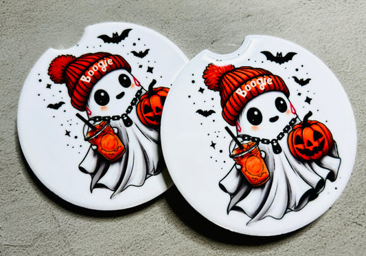 Ceramic Car Coasters (Handmade set of 2 Cup Coasters)