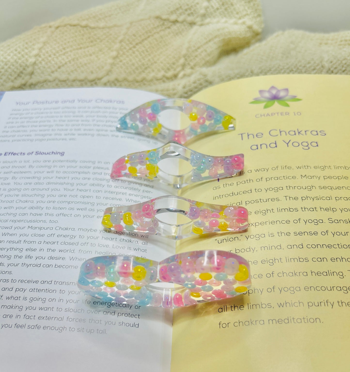 Resin Book Page Holder – Handmade Reading Tool for Book Lovers & Gifts