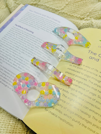 Resin Book Page Holder – Handmade Reading Tool for Book Lovers & Gifts