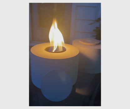 CozyGlow Cement Tabletop Fire Pit